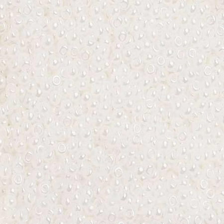 10/0 Pearl - 10/0 Pearl White Czech Seed Beads 40Grams