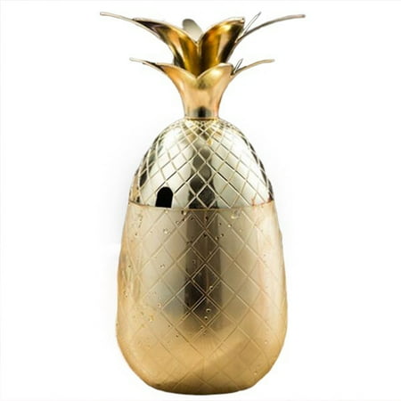 

Pineapple Cocktail Glass Metal Cup Moscow Mule Cup DIY Wine Glass Home Decorations Bar Accessories Restaurant Use-B