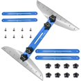 thumbnail image 1 of Stair Treads Gauge Template Tool - Measuring Jig Suitable for Wizard, Risers, Shelf and Drywall, Adjustable Angle & Length Range from 11.4In to 60.7In, 1 of 7