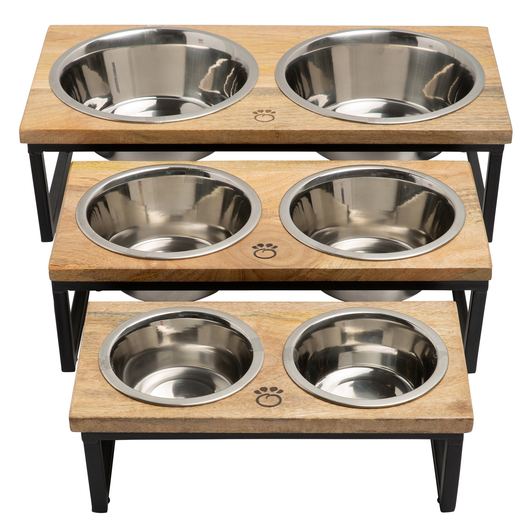 Elevated Wood & Metal Feeder Size: Small