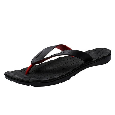 

fvwitlyh Sandals Mens Slippers Size 13 Memory Foam For Men Flops Non-Slip Waterproof Slipper Shoe Leisure Sandals Travel Slippers Men