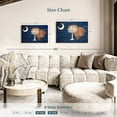 thumbnail image 4 of Elephant Stock State Map Over South Carolina Flag Wall Art - Horizontal Canvas Wall Art - Living Room Wall Decor - Flags Canvas - Beige And Blue Decor - 36" x 24", 4 of 8