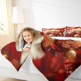 thumbnail image 4 of jejeloiu Romance Theme Valentine's Day Merry Christmas Twin Comforter Set,Reversible Microfiber Unisex Bedding,2pcs, 4 of 8