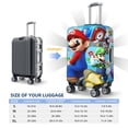 thumbnail image 6 of Lsque Mario Printed Luggage Cover, Travel Luggage Protector,Scratch and Dirt Resistant, Fits 18-32 Inch Luggage - Small, 6 of 9