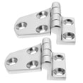 thumbnail image 3 of AURARMLET 2 Pcs Charnière en Acier Inoxydable Rotation Robuste Sans Bruit Argent Durable, 3 of 5