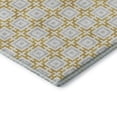 thumbnail image 4 of Addison Rugs Mayfield Washable Transitional Modern Squares Gold Rectangle Rug, 3' x 5', 4 of 6