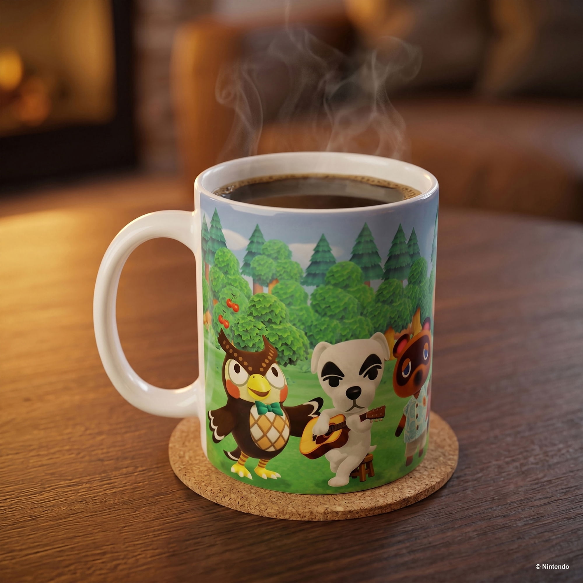 Pyramid America: Animal Crossing: New Horizons Lineup - 11oz Ceramic Mug - Coffee-Tea, Microwave-Dishwasher Safe, Video Game Fan Collectible, Licensed
