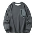 thumbnail image 2 of Men Clothing, Men's Crewneck Sweatshirt with Pocket, 2 of 6