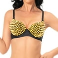 thumbnail image 4 of Abbraccia Rivet Corset Dance Costume Chic Push up Bra for Club Women Girls Performance L, 4 of 8