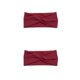 thumbnail image 4 of Diadema de ganchillo Minnieouse Estampado de leopardo Rojo oscuro 2Conjunto, 4 of 6