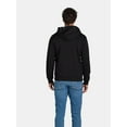 thumbnail image 2 of Athletic Works Men's and Big Men's Fleece Zip Hoodie Sweatshirt, Size S-5XLT, 2 of 5