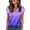 Purple#9527, variant on CONZONE Womens Summer T-Shirts Short Sleeve Satin T Shirts for Women Casual V Neck Gradient Color Lightweight Tees Soft Cozy Dailywear