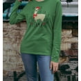 thumbnail image 5 of Old Glory Womens Christmas Fa La Llama Long Sleeve T Shirt, 5 of 6
