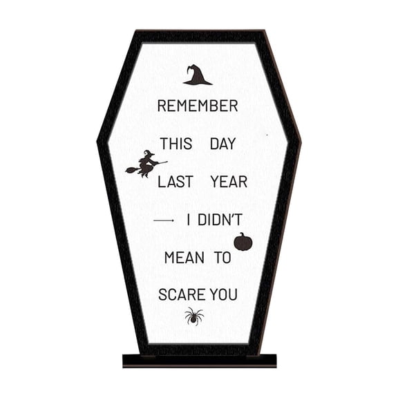 Halloween Message Board – Scene Prop Letter Board for Indoor Decor, Gardens, Parties & Festive Displays