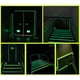 thumbnail image 3 of Irfora Glow in the Dark Tape Luminous Tape Autoadhesivo Green Light Luminous Tape Sticker 15mm x 3Meters / Roll Impermeable Fotoluminiscente Irfora Cinta luminosa, 3 of 7