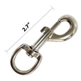thumbnail image 2 of 2 Heavy Duty Steel Swivel Eye Bolt Snap Hook Pet Leash Key Chain Lobster Clasp, 2 of 2