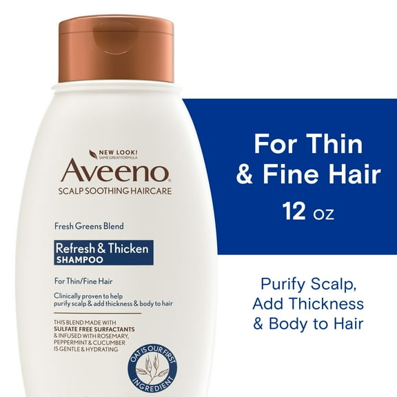 Aveeno Scalp Soothing Fresh Greens Blend Shampoo, 12 fl. oz