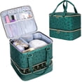 thumbnail image 1 of Bolsa organizadora de esmaltes de uñas Uross con capacidad para 42 botellas y lámpara de uñas, 1 of 6