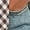 Brown, variant on Plaid Button Down Shirts for Women Helii Loose Fit Tunic Blouse Classic Business Casual Top Collared Office Work Shirt for Fall Winter Layering 2026 New | Red,L