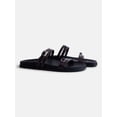 thumbnail image 2 of No Boundaries Women's Double Strap Footbed Sandals, 2 of 5