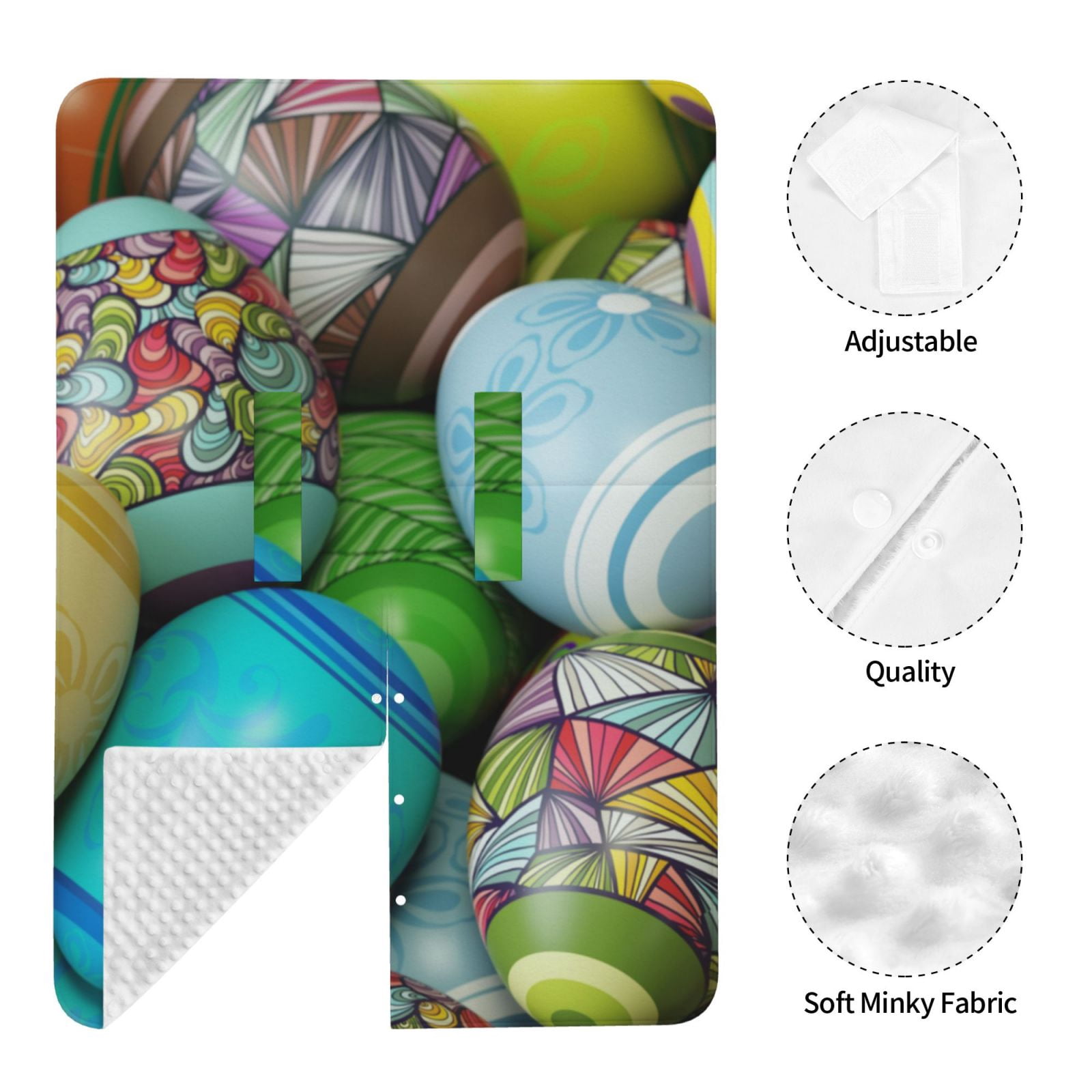 Naloa Easter Egg1 Baby Car Seat Cover, Breathable Baby Carrier Cover, Multiuse Baby Carrier Cover & Nursing Breastfeeding Cover