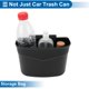 thumbnail image 5 of Bote de basura para automóvil Unique Bargains, respaldo de asiento, ABS, cuero sintético, ovalado, negro, 1 Pc, 5 of 6