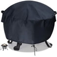thumbnail image 2 of Bazhou Fire Pit Cover, 85*40cm Round Patio Fire Pit Cover, Fire Pit Cover Waterproof Windproof Anti-, 2 of 4