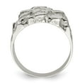 thumbnail image 2 of Sterling Silver Men's Nugget Ring QR4451, 2 of 5