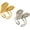 Silver, variant on Adjustable Metallic Heart-Shaped Rings, 18k Gold And Silver Plated Stainless Steel Lava Love Open Ring For Women,Jewelry Gifts For Birthday