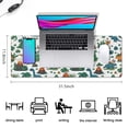 thumbnail image 5 of Long Mouse Pads for Desk,Colorful Dinosaurs Volcanoes Plants Desk Mats on Top Of Desks, Desk Mouse Pad Extra Large with 3mm Non-Slip Base and Stitched Edge for Gaming,Work,Home 31.5"x11.8", 5 of 5
