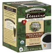 Teeccino French Roast Herbal Coffee, 10ct (Pack of 6)