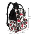 thumbnail image 2 of Fuzoiu Cute Dog Print Diaper Bag Backpack,Baby Essentials Travel Tote,Multi function Waterproof Diaper Bag, Travel Essentials Baby Bag - Unisex, 2 of 6