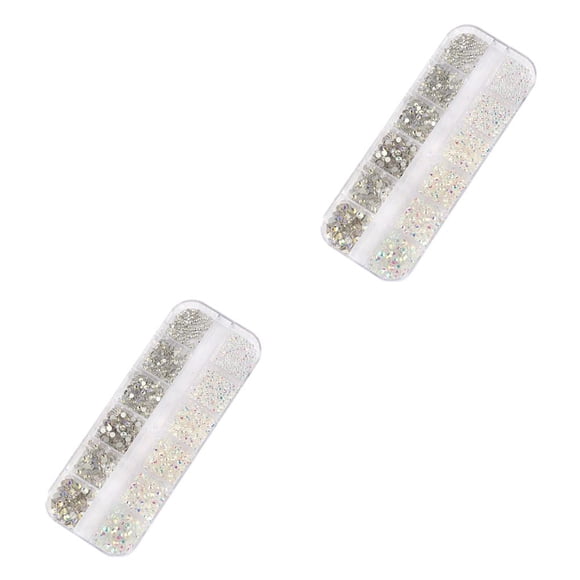 Soidarity 1 bolsa de cristal fácil de pegar, brillo, combinación perfecta, diamantes de imitación brillantes para uñas, manualidades DIY para Type6 NO6