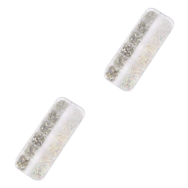 Soidarity 1 bolsa de cristal fácil de pegar, brillo, combinación perfecta, diamantes de imitación brillantes para uñas, manualidades DIY para Type6 NO6