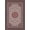 Pink, Pattern 12, variant on ODIKA 4'x6' Soft Peach Delicate Floral Pattern Washable Area Rug Elegant Curved Leaf Motif Design Pet Friendly, Non-Shedding for Bedroom, Reading Nook
