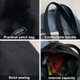 thumbnail image 3 of Bolso de mano grande de lona - Tote utilitario con 2 bolsillos delanteros y fundas para computadora portátil, 3 of 7