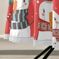 thumbnail image 5 of Coolnut Christmas Snowman Round Tablecloth 60", Waterproof Stain and Wrinkle Resistant Washable Decorative Table Covers for Kitchen Dining Tabletop Party Outdoor Picnic Christmas Decor, 5 of 7