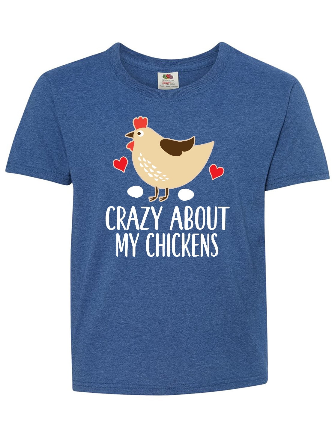 Crazy About My Chickens Youth T-Shirt - Walmart.com - Walmart.com