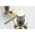 thumbnail image 4 of Sumerain Wall Mount Bathroom Faucet Brushed Nickel,Valve Included, 4 of 8