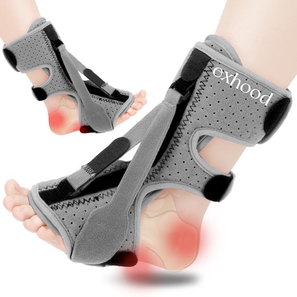 Férula nocturna para fascitis plantar exhood, 2 piezas, ajustable