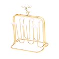 thumbnail image 1 of Iron Stylish Cup Mug Drying Rack Metal Countertop Cup Dryer Drainer Stand Square, 1 of 8