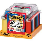 Bic Lighter Asst Color Wholesale, (50 - Pack)