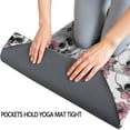 thumbnail image 3 of White Floral Skull Pattern Hot Yoga Mat Towel Non Slip for Hot Yoga - Quick-Drying Yoga Mat Cover with 4 Corner Pockets with Travel Bag - Hot Yoga Towel Non Slip Grip Moisture Wicking Sweat 70"x26", 3 of 6