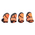 4PCS Pet Shoes AntiSlip Breathable Dog Shoes with Reflective Straps for