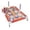 Red, variant on 2-in-1 Ring Toss and FootBag Game Set, Interactive Family Sports Activity, Coordination Exercise, Throwing Board Set for Parties, Blue