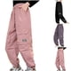 thumbnail image 4 of Odeerbi 8-14 Años Niñas Pantalones Cargo Deportes Pantalones Jogger Casual Color Sólido Pantalones de Pierna Recta, 4 of 4