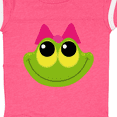 thumbnail image 4 of Inktastic Frog Face girl Girls Baby Bodysuit, 4 of 5