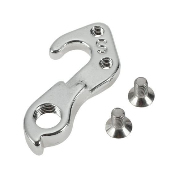 Unique Bargains Bike Rear Derailleur Hanger Aluminium Alloy Gear Mech Frame Tail Hook Dropout Adapter for MTB Mountain Road Bike Bicycle Cycling Accessories - Type 19 Sized 2.20"x1.02"