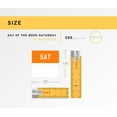 thumbnail image 3 of SATURDAY (Day of the Week) Labels, Orange/White, 500 labels per roll, 1-9/16" x 1-9/16" or 40mmx40mm, 108 Rolls, 3 of 5