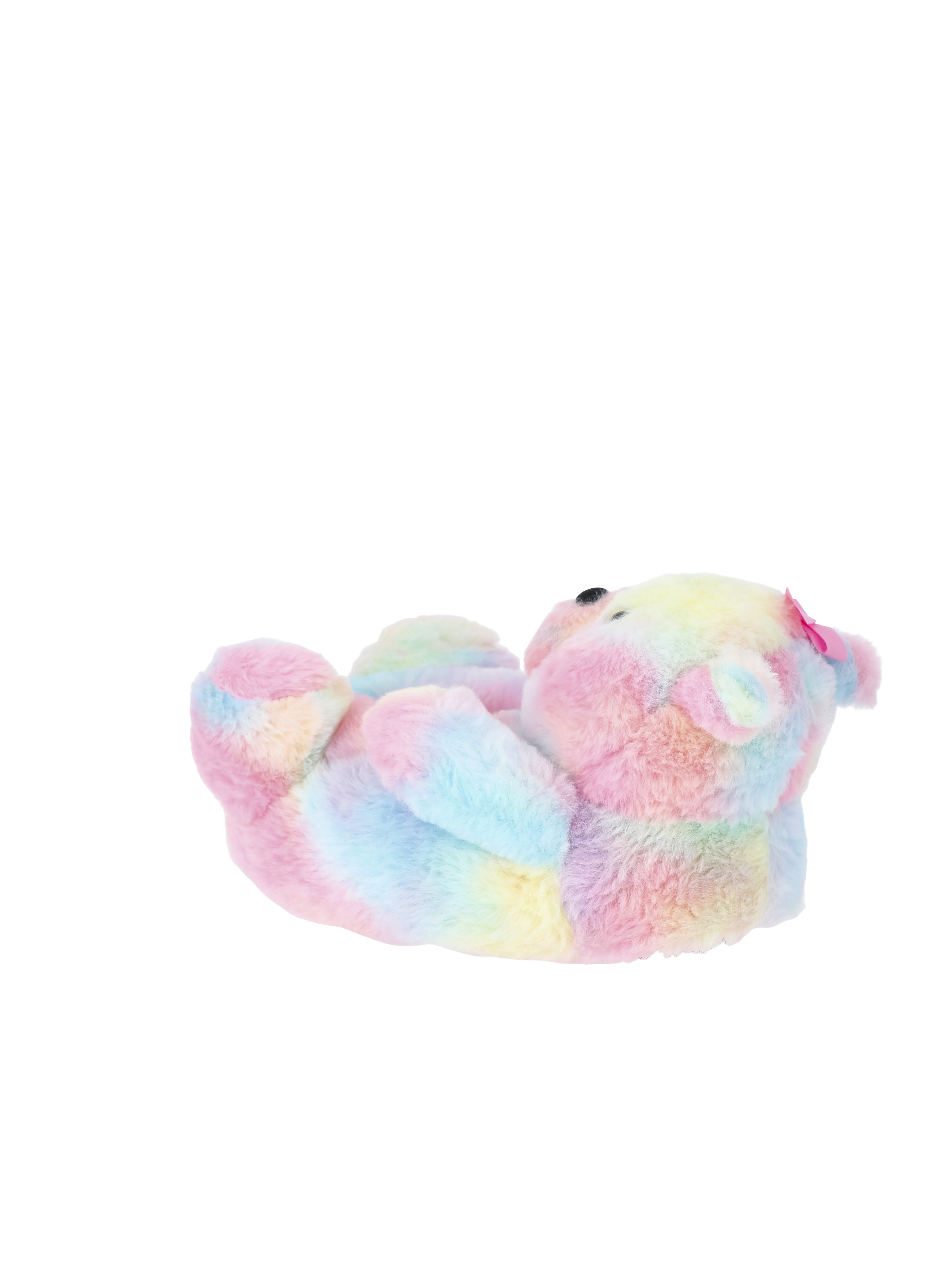 Wonder Nation Toddler Girls and Big Girls Plush Teddy Bear Slippers